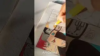 Deidara Akatsuki pencil colour || Naruto #drawing #art #viral #shorts