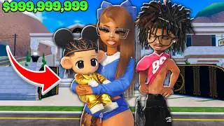 I Became a REALISTIC BILLIONAIRE BABY in Life Together Rp (Roblox Snapchat)