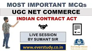 Most Important MCQs | Indian Contract Act | UGC Net Commerce