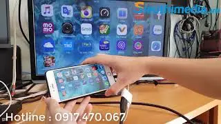 Lightning sang hdmi cho Iphone Ipad