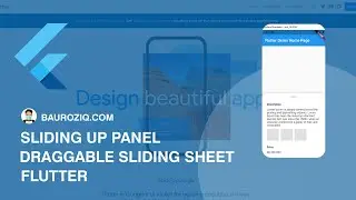 Membuat Sliding Up Panel - Draggable Sliding Sheet Pada Flutter