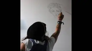 a first look at Johnny Depp's art exhibition in New York!