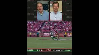 Peyton Manning did not like the result of Aaron Rodgers’ first Jets pass attempt 👀 #shorts