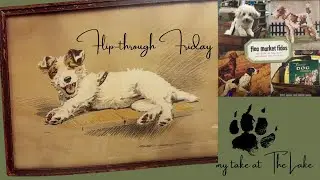 #flipthroughfriday  Flea Market Fidos #doglove #thrifted