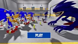 SONIC VS SONIC TAPES BARRY'S PRISON RUN OBBY! ROBLOX #roblox #obby