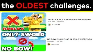 Revisiting The OLDEST Roblox Bedwars Challenges... (impossible?)