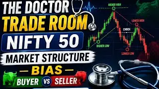 THE DOCTOR TRADE ROOM. MARKET STRUCTURE WITH TIME FRAM.DAILY BIAS OF BUYER AND SELLER