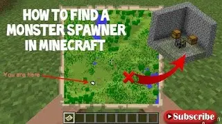 HOW TO FIND A MONSTER SPAWNER in minecraft