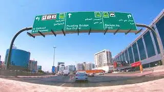 Driving from Al Twar to Oud Mehta | Dubai Drive 4K