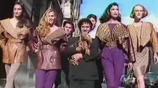 Azzedine Alaïa on the streets of Paris (Spring 1984) | Videofashion Archives