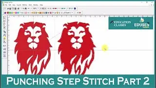 How to Draw/Punch Step(Filling) Stitch Part 2