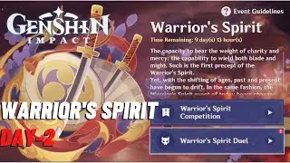 Warrior's Spirit Event - Day 2 - Challenge | Genshin Impact