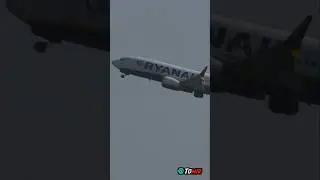 RYANAIR Boeing 737 take off #planespotting