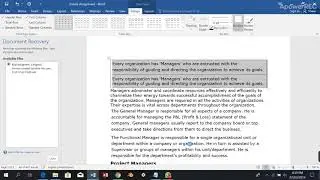 How to convert text into table, Caption and Table into Text in Ms Word