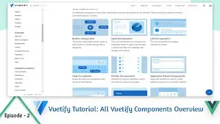 Vuetify Components Explained: Vuetify components overview || Vuetify Bangla Tutorial Part 2