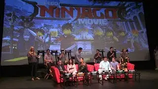 "The LEGO NINJAGO Movie" Press Conference with cast (Jackie Chan, Dave Franco, Olivia Munn & more)