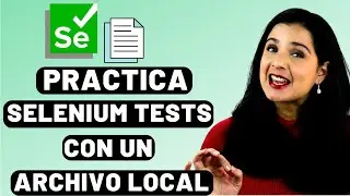 Cómo practicar Selenium Test en una Página Local ?