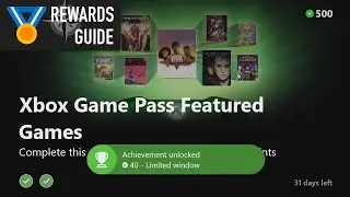 Xbox Game Pass Featured (Top 10) Games Punch Card Rewards Guide on Xbox - Unlock an Achievement