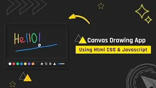 HTML5 Canvas Drawing App | Canvas & JS Drawing App | Create a drawing app