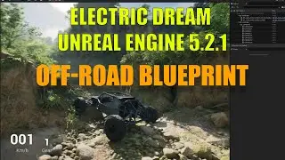 Unreal Engine 5.2.1 Electric Off-road car performance on I9-11900, 3060ti, 128 GB RAM