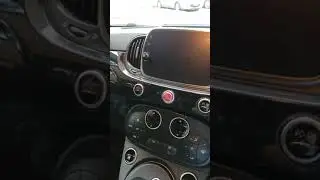 2021 Abarth integrated reverse camera to factory radio screen 😎