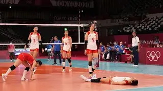 Top Spike Between Legs | Women Volleyball Championship