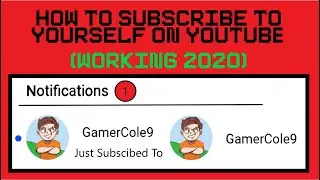 How To Subscribe To Yourself On YouTube (Working July 2020)