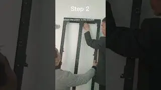 EZ LED Poster Wall Mount Option-Portrait Orientation