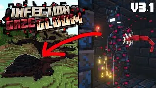 Addon: Infection Gaze Gloom V3.1 – Minecraft Bedrock1.21+ | New Biome, Boss, Dungeons!