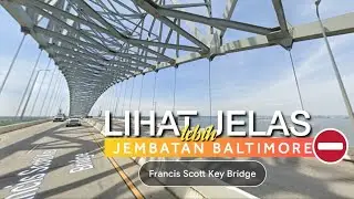 Jembatan Baltimore yang di tabrak kapal kargo seperti apa?