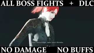Dark Souls II - All Bosses + DLC - NO DAMAGE, NO OP BUILD, NO BUFFS, NO MAGIC, And NO HUD