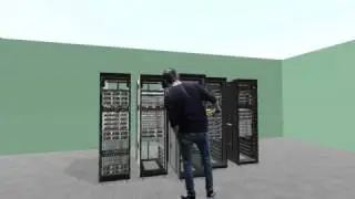 Data Center Rack Experience in Virtual Reality