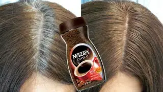 White Hair To Black Permanently in 30 Minutes Naturally | Coffee For Jet Black At Home | 100% Works