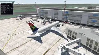 X Plane 11 Boeng 767 300 ЮАР FAOR-FACT. Учусь летать на большом самолете.