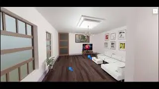 Interactive 360° Panoramic Interior Virtual Walkthrough
