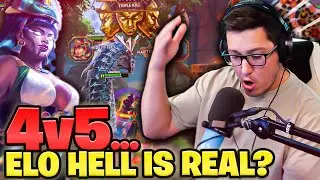 MY SUPPORT RAGE QUIT SO WE HAD TO 4v5! - IX Chel Mid Smite Gameplay
