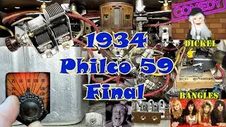 1934 Philco 59 Restore Part 3 Final