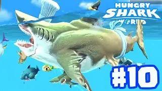 MEGALODON STRONGEST PET TEAM EVER! - Hungry Shark World Part 10 (HSW) - NEW PETS!