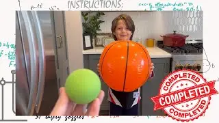 Can you make a tennis ball and a beach ball appear to be the same size? | Viewer Challenge