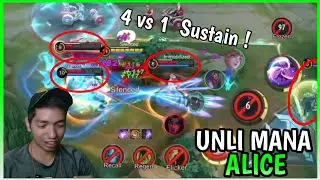 New Emblem makes Alice Unkillable | Alice Gameplay | MLBB