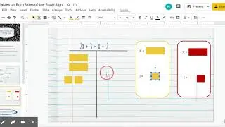Variables on Both Sides of the Equal Sign - Google Slides
