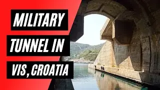 Military Submarine Tunnel Island Vis (Croatia) - Parja beach | DJI Mavic Pro