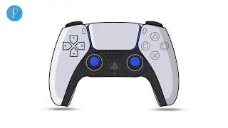 Tutorial Coming Soon | PS5 controller Illustration Drawing In Pixellab |Pixellab Editing