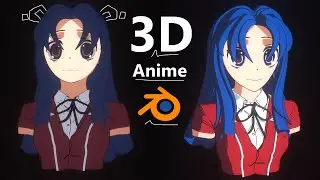 How To Make Anime Girl In Blender 3D Inspired By Guilty Gear