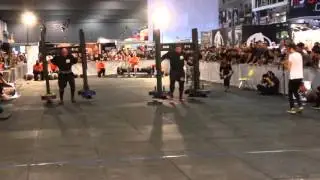 Zydrunas Savickas vs Eben Le Roux Yoke Walk 2016 Arnold Classic Australia Strongman
