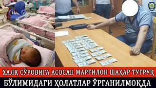 XALQ SO'ROVIGA ASOSAN MARG'ILON SHAHAR TUG'RUQ BO'LIMIDAGI XOLATLAR O'RGANILMOQDA.