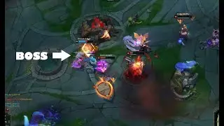League of Legends but there's boss music