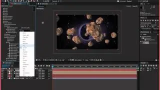 Adobe After Effects, Element 3d V2 Space Scene Tutorial