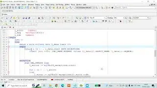 how to capture exception during bulk binding SAVE EXCEPTIONS