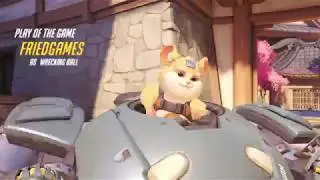 What a Wrecking Ball in Overwatch is like